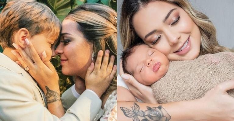 Carol Dantas com os filhos, Davi Lucca e Valentin - Instagram