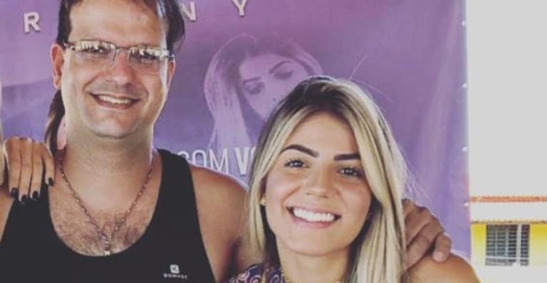 Hariany e padrasto, Thiago Gomes - Instagram