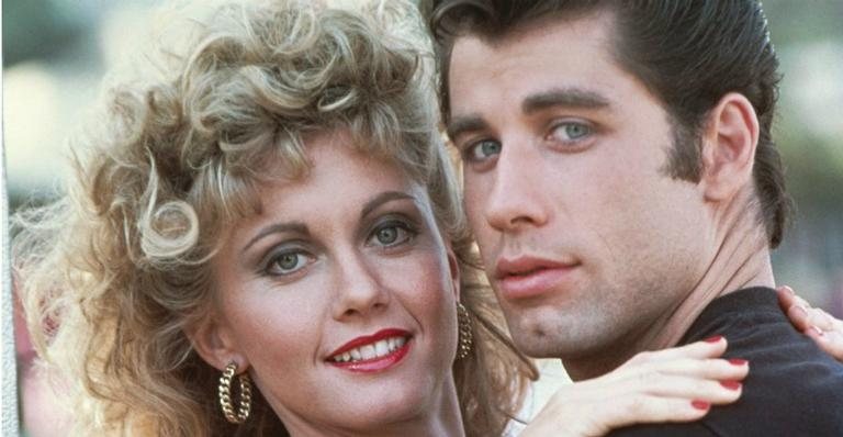 Olivia Newton-John e John Travolta como Danny e Sandy em ''Grease: Nos Tempos da Brilhatina'' - Divulgação