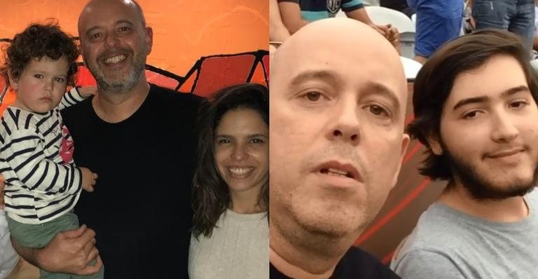 Alex Escobar, Thamine Leta e Francisco/Alex Escobar e Pedro - Reprodução/Instagram