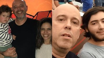 Alex Escobar, Thamine Leta e Francisco/Alex Escobar e Pedro - Reprodução/Instagram