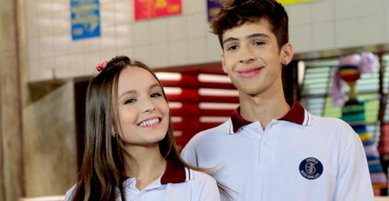 Larissa Manoela e João Guilherme como Mirela e Luca em As Aventuras de Poliana - Divulgação/SBT