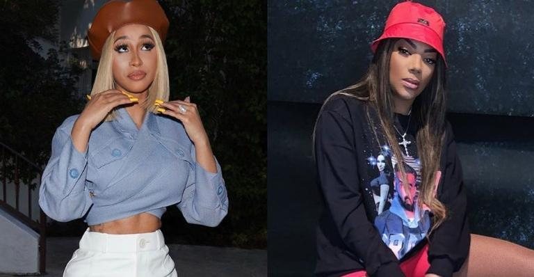 Ludmilla e Cardi B gravam música nova - Instagram