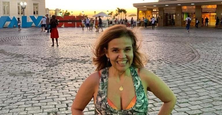 Claudia Rodrigues durante viagem especial para Salvador, Bahia - Foto/Instagram