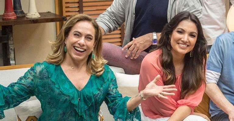 Patricia Poeta e Cissa Guimarães no programa ''É de Casa!'' - Foto/Divulgação