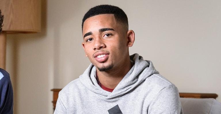 Gabriel Jesus em entrevista - Globo/Ramón Vasconcelos