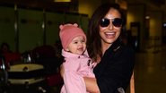 Sabrina Sato e Zoe no aeroporto de Guarulhos - Leo Franco/AgNews