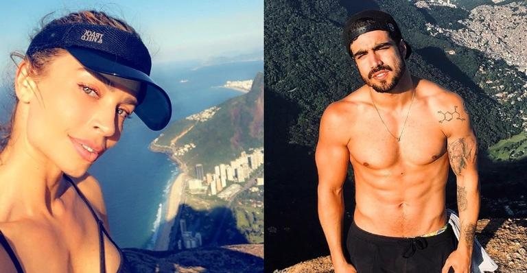 Caio Castro manda beijo para Grazi Massafera em gravação de programa - Instagram