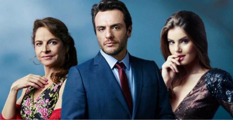 Drica Moraes, Rodrigo Lombardi e Camila Queiroz em divulgação de Verdades Secretas - Divulgação/TV Globo