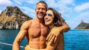 Malvino Salvador e a esposa Kyra Gracie em Noronha - @neuronha