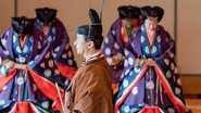 Imperador Naruhito durante a cerimônia - Chris Jackson/Getty Images