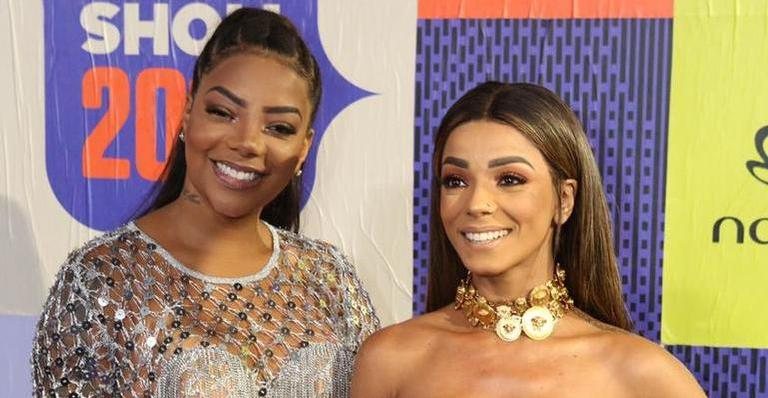 Ludmilla e Brunna Gonçalves no tapete do Prêmio Multishow - REGINALDO TEIXEIRA / CS EVENTOS