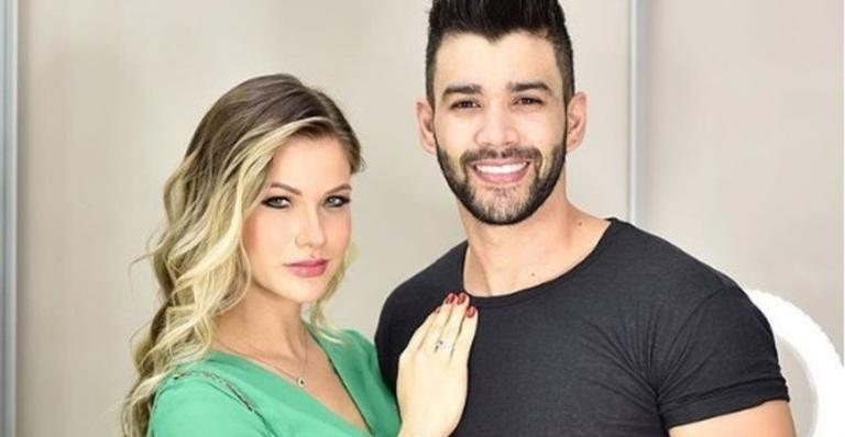 Gusttavo Lima e Andressa Suita mostram dia de treino na academia e impressionam web - Instagram