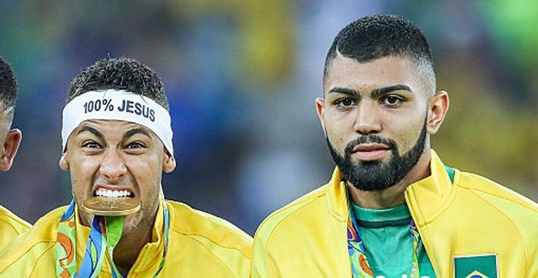 Após polêmica, Neymar Jr. mostra quadro com Gabigol - Getty Images