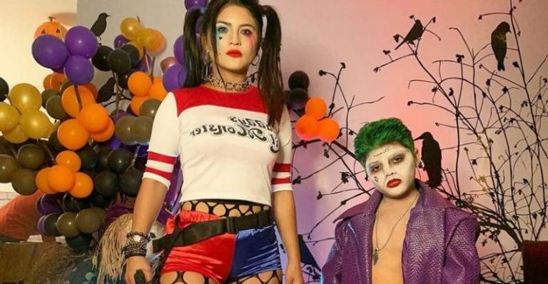 Mileide Mihaile e Yhudy em comemoração ao Halloween - Foto/Instagram