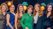 As mulheres da família Abravanel: Daniela, Silvia, Rebeca, Dona Íris, Patrícia e Renata representam o grande anfitrião, Silvio Santos - Martin Gurfein; Samuel Chaves/Brazil News; Bruno Correa, Gabriel Cardoso e Lourival Ribeiro/SBT