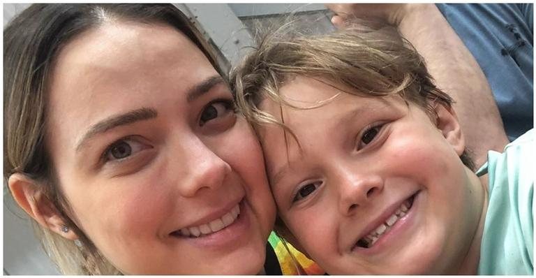 Carol Dantas e seu filho, Davi Lucca - Instagram