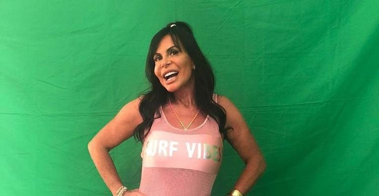 Gretchen compartilha treino com eletroestimulação - Instagram