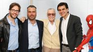 Terry Dougas, Frederico Lapenda, Stan Lee e Gabriel Chalita - Divulgação