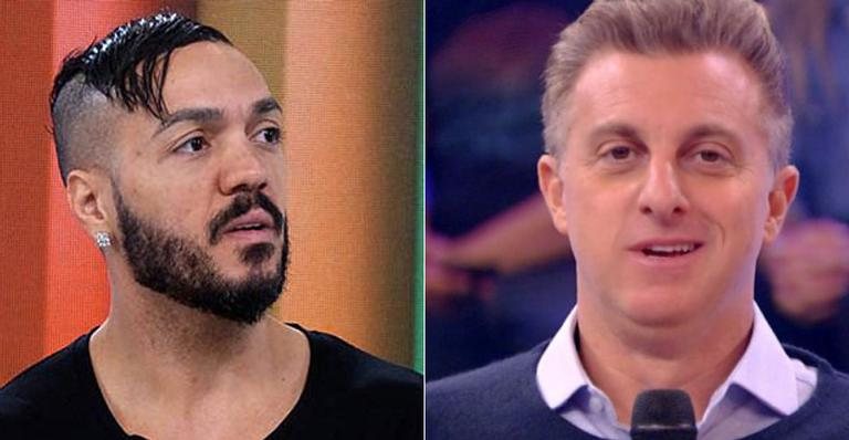 Luciano Huck liga para Belo e passa por climão no Caldeirão - TV Globo