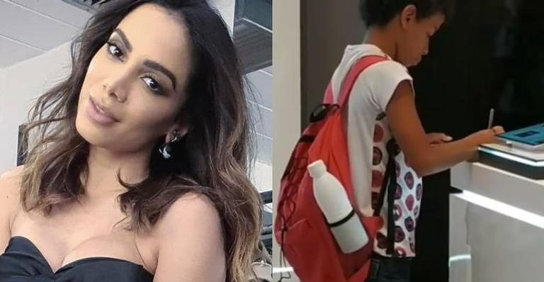 Anitta ajuda menino que comoveu ao estudar em loja de shopping - Reprodução/Instagram