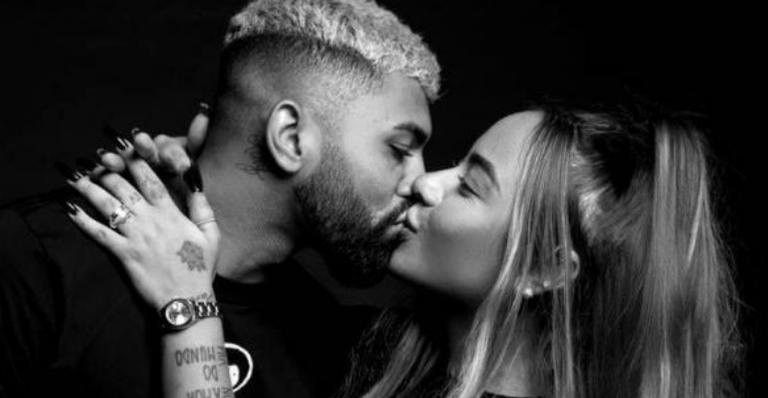 Gabigol posa pela primeira vez com Rafaella Santos após reatar namoro: ''Me pegou'' - Reprodução/Instagram