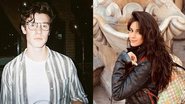 Shawn Mendes e Camila Cabello trocam carícias em jogo de basquete - Foto/Instagram