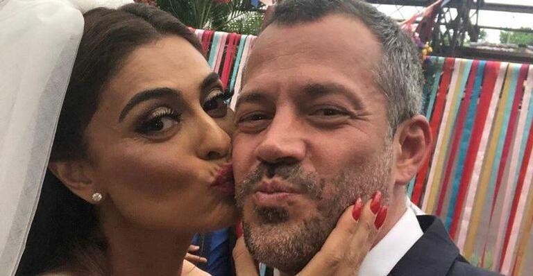 Juliana Paes e Malvino Salvador gravando últimas cenas de "A Dona do Pedaço" - Reprodução/Instagram