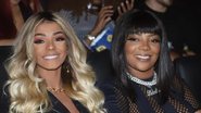 Ludmilla e sua namorada Brunna Gonçalves no lançamento de seu DVD - Daniel Pinheiro / AgNews