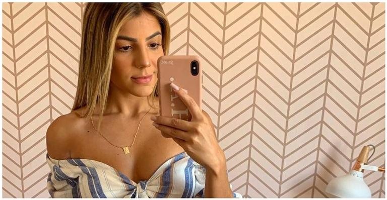 Hariany reclama do grude de Lucas - Instagram