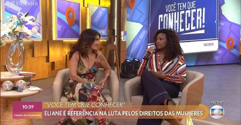 Apresentadora voltou no tempo e se recordou da época de âncora de noticiário - Divulgação/TV Globo