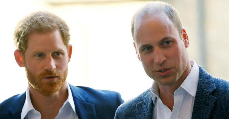 Príncipes William e Harry não estão se falando - Getty Images