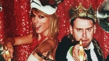 Scooter Braun e Taylor Swift durante festa de aniversário da cantora, em 2016 - Foto/Instagram