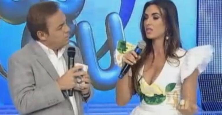 Nicole Bahls relembra participação no 'Programa do Gugu' - Reprodução/Record TV