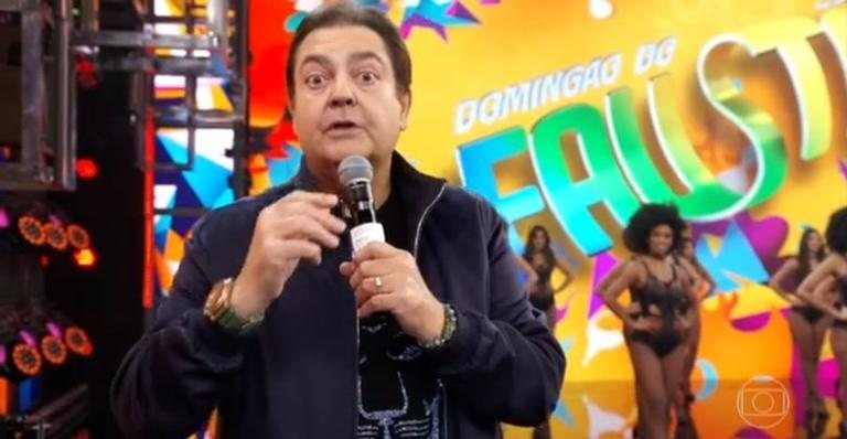 Faustão faz homenagem para Gugu Liberato - Reprodução/TV Globo