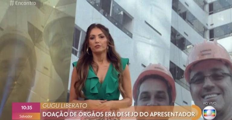 Patrícia Poeta ouviu depoimentos e mostrou velório em São Paulo - Divulgação/TV Globo