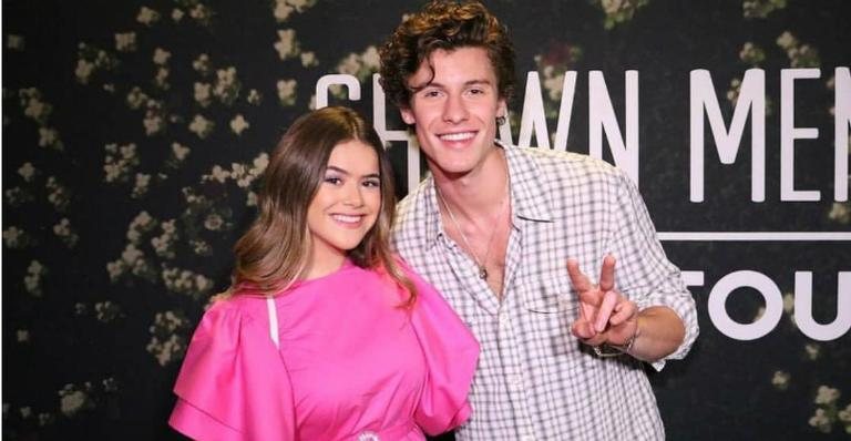 Shawn Mendes compartilha foto com Maisa e apresentadora surta - Twitter