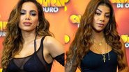 Anitta e Ludmilla posam juntas nos bastidores de gravações - Isabella Pinheiro/Gshow