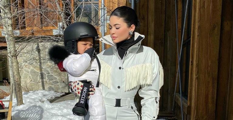 Kylie Jenner leva Stormi em sua primeira viagem com neve - Instagram