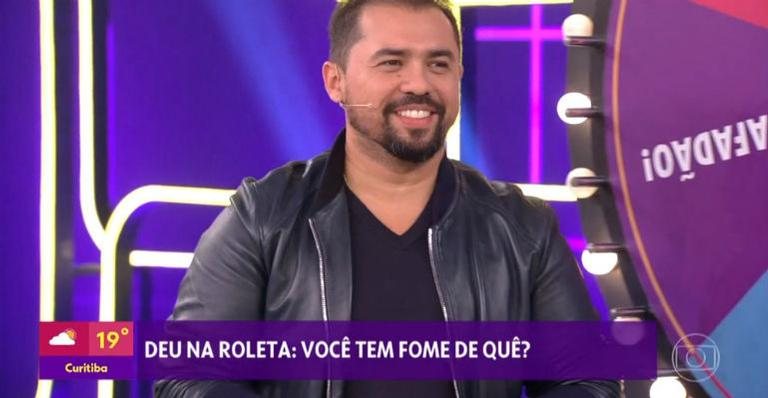 Cantor falou na TV sobre a sua perda de peso - Divulgação/TV Globo