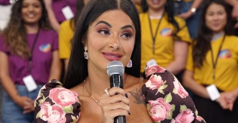 Faustão questiona se Aline Riscado está namorando Gabigol - Reprodução/Globo