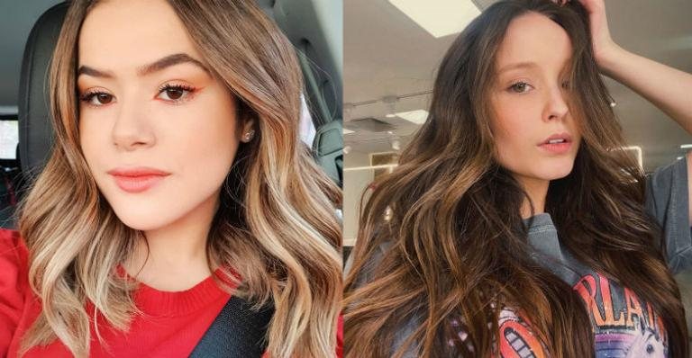 Larissa Manoela e Maisa aparecem abraçadas em clique - Instagram