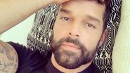 Ricky Martin posa ao lado da filha caçula, Lucia - Foto/Instagram