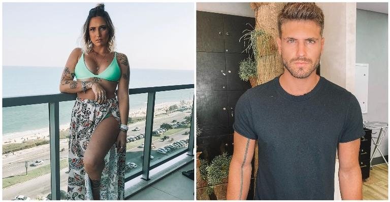 Tati Dias e Guilherme Leão brigam feio e peoa corre atrás do namorado - Instagram