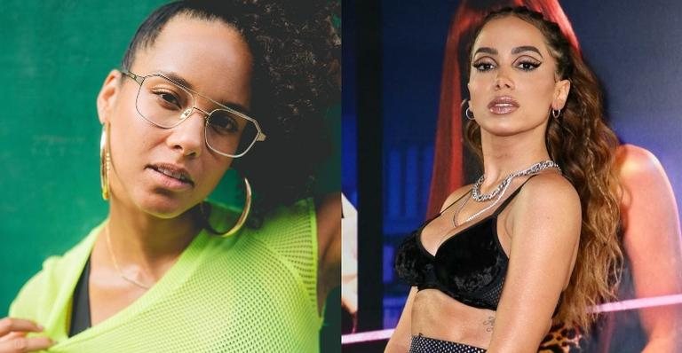 Alicia Keys e Anitta - Reprodução/Instagram