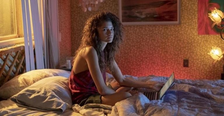 Zendaya durante os primeiros dias de gravação da série 'Euphoria' - Foto/HBO