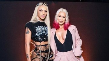 Iggy Azalea e Pabllo Vittar se encontram nos bastidores de show em São Paulo - Foto/Instagram