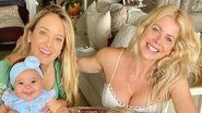 Karina Bacchi visita Ticiane Pinheiro com Enrico e encanta web - Instagram