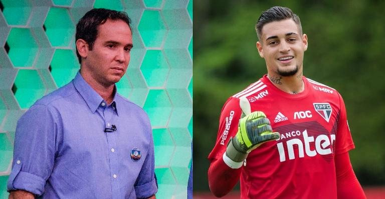 Caio Riberio comenta prisão de goleiro acusado de agredir esposa - Globo/Rafael Sorín/Instagram/Mauricio Rummens