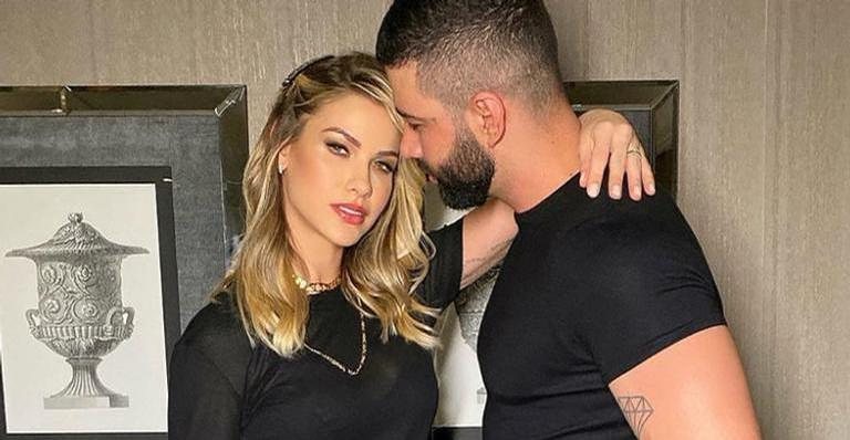 Gusttavo Lima e Andressa Suita surgem em clique romântico e encantam a web - Divulgação/Instagram